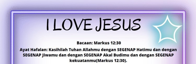 I Love Jesus